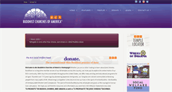 Desktop Screenshot of buddhistchurchesofamerica.org